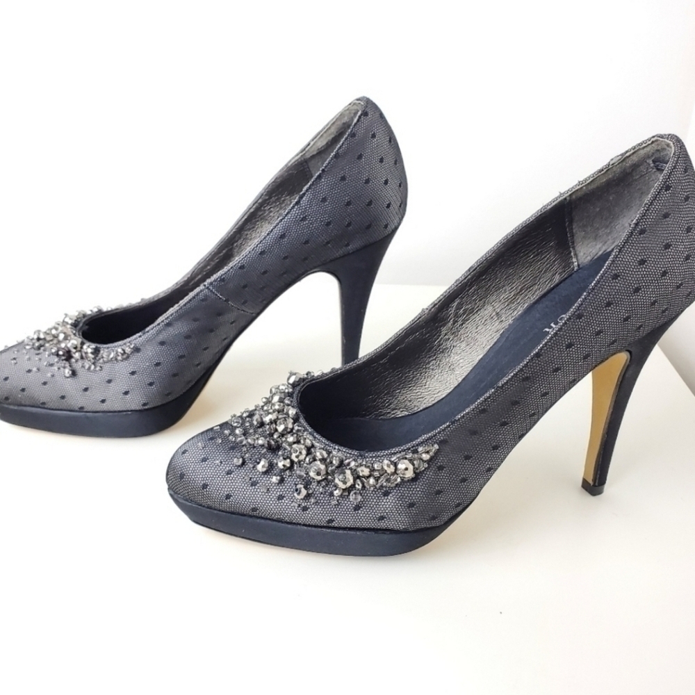 MENBUR WOMEN'S RALSTON PLATFORM PUMPS PORTLAND FABRIC size 8.5